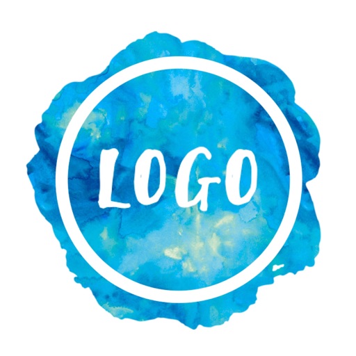 Watercolor Logo Maker Av Tap Flat Apps Llc