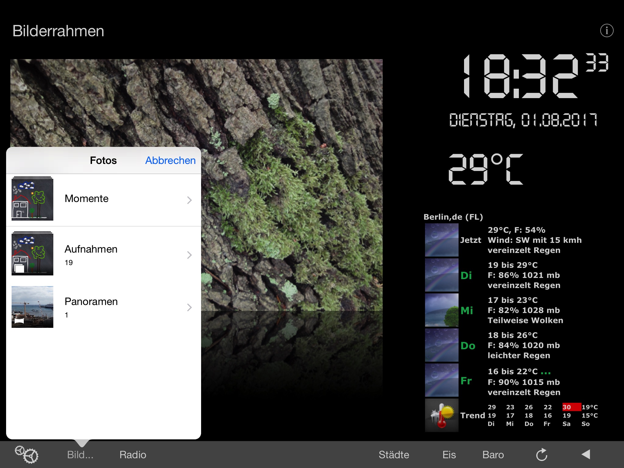 Picture Frame+Weather+Radio screenshot 3