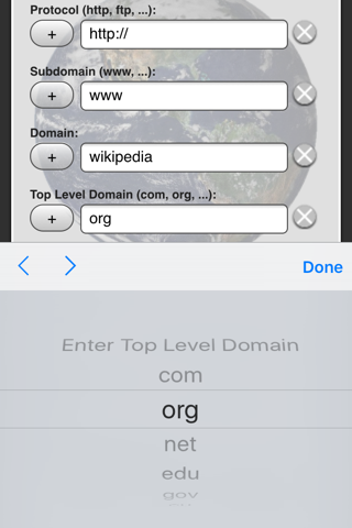 URL Helper - náhled