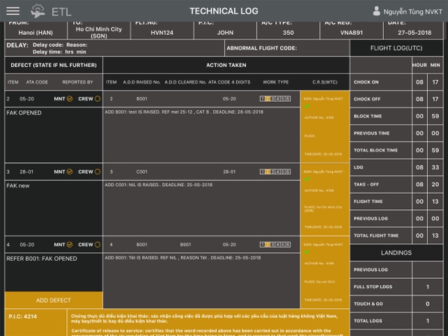 Electronic Technical Logbook(圖2)-速報App