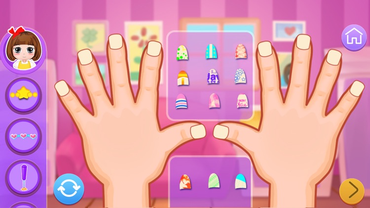 Bella's hand care salon game