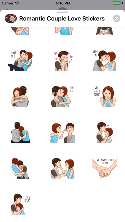 Romantic Couple Love Stickers screenshot-3