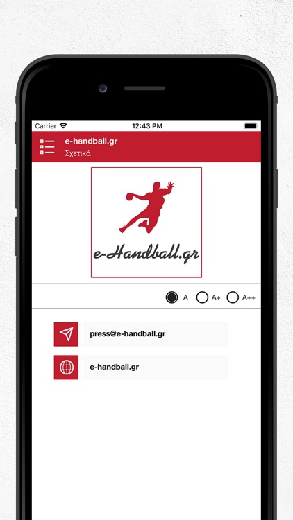 e-handball.gr screenshot-3