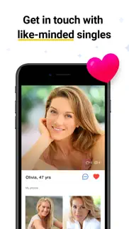 mature dating - local singles iphone screenshot 2