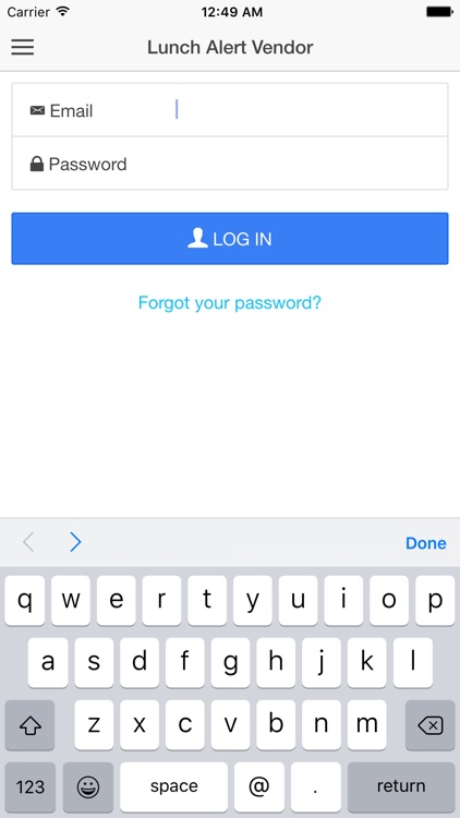 LunchAlert Vendor screenshot-3