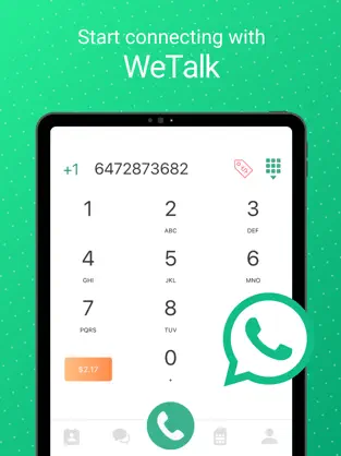 Captura de Pantalla 1 WeTalk – Internet Calls iphone