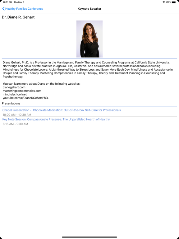 Screenshot #6 pour Healthy Families Conference