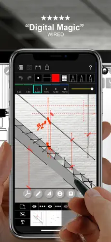 Captura 1 Morpholio Trace - Bosquejo CAD iphone