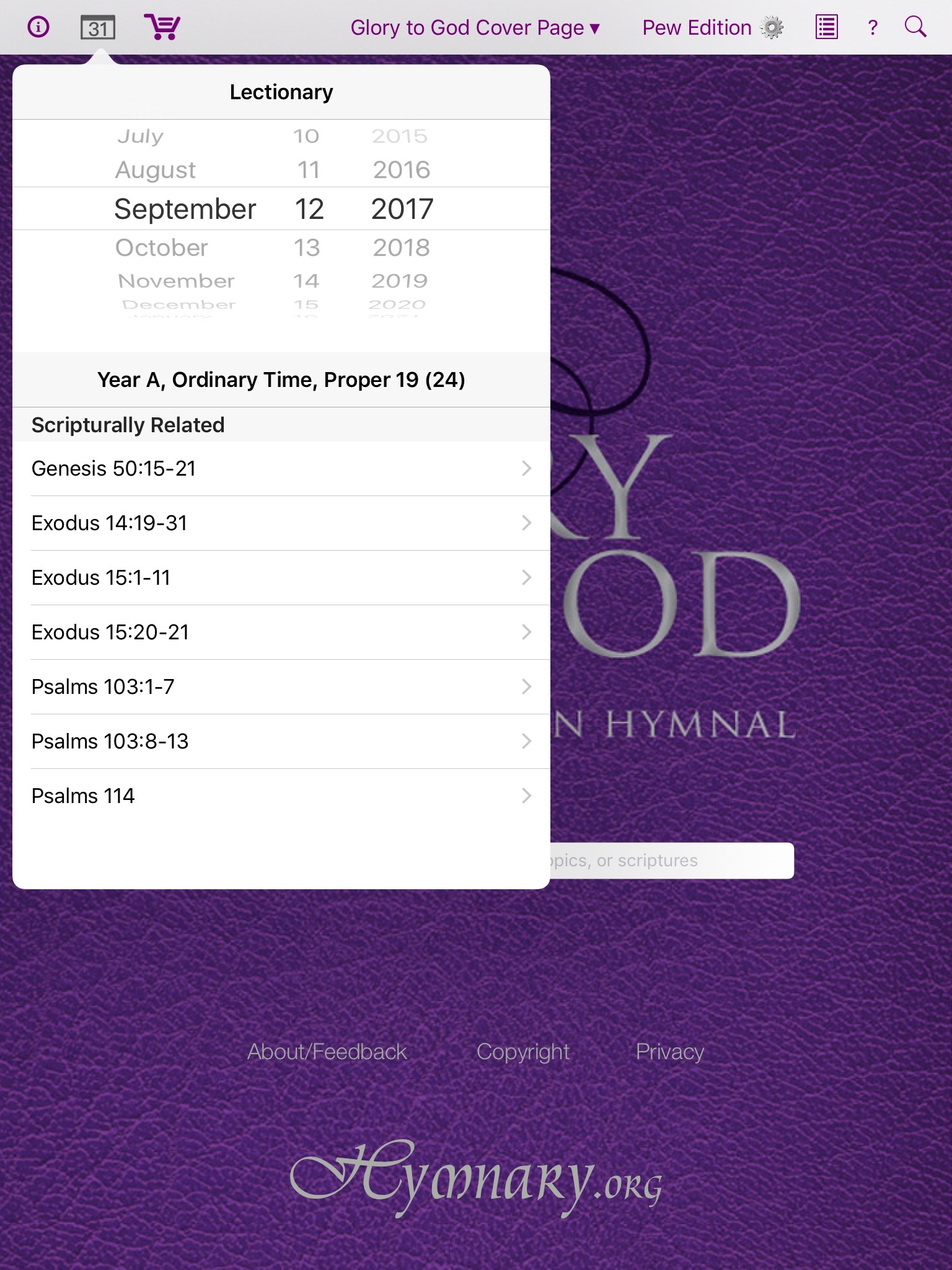 Glory to God Hymnal screenshot 3