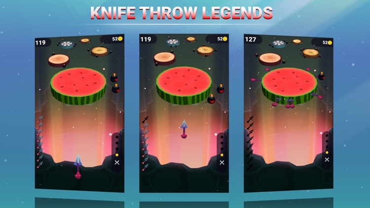 Knife Throw 3D Legend