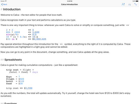 Calca 1 3 – Symbolic Calculator With Markdown Editor