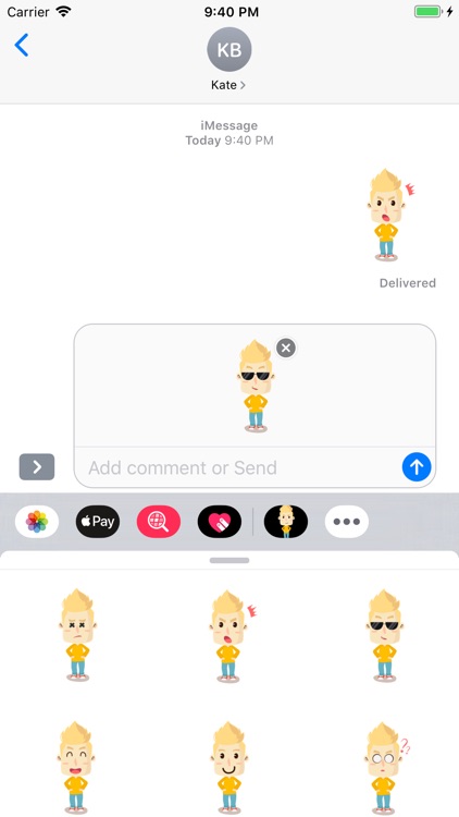 Yellow Boy Sticker
