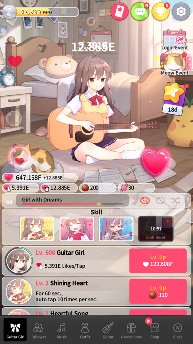 Guitar Girl:Relaxing MusicGame screenshot 3