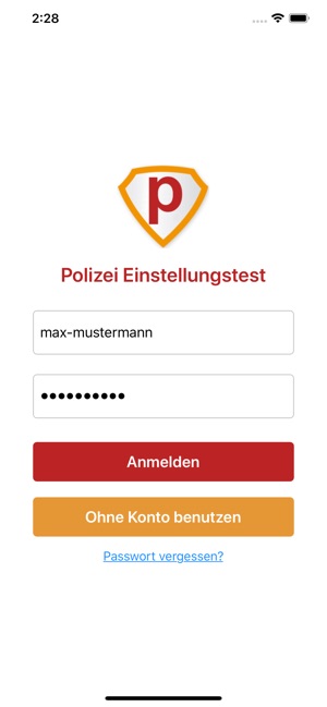 Polizei Einstellungstest