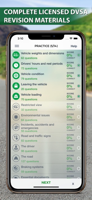 PCV Theory Test and Hazards UK