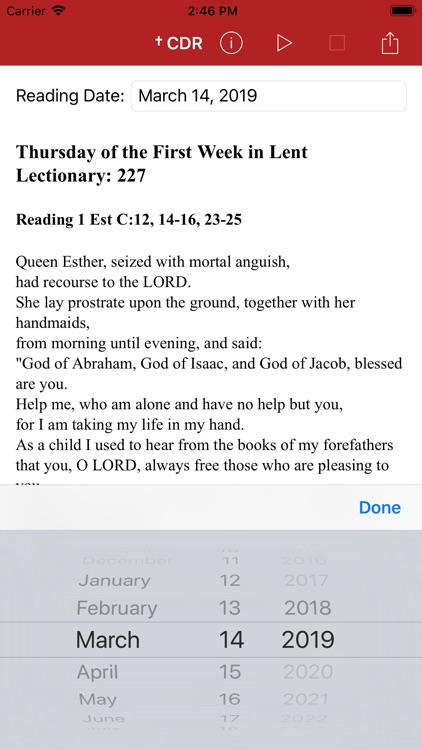 Catholic Daily Readings