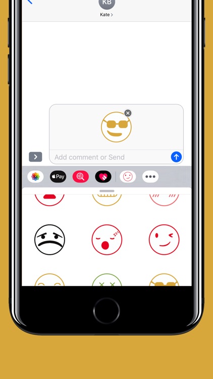 Funny smiley emojis stickers screenshot-3
