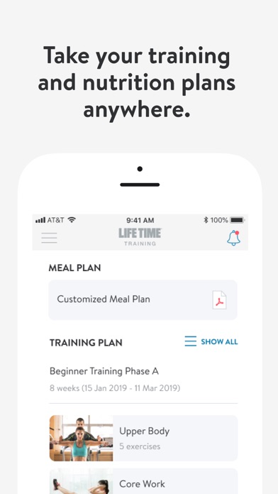 Life Time Training screenshot 2