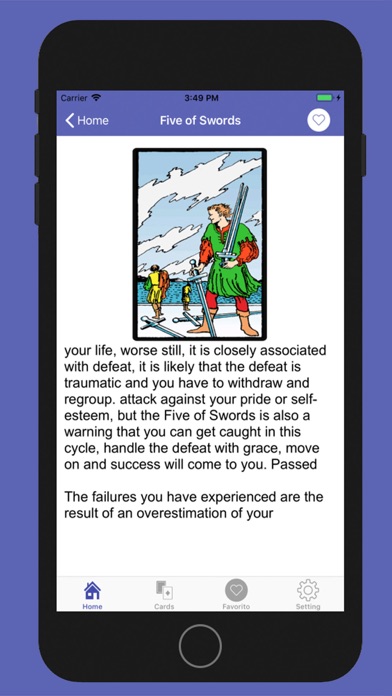 How to cancel & delete Tarot cards with meaning from iphone & ipad 2