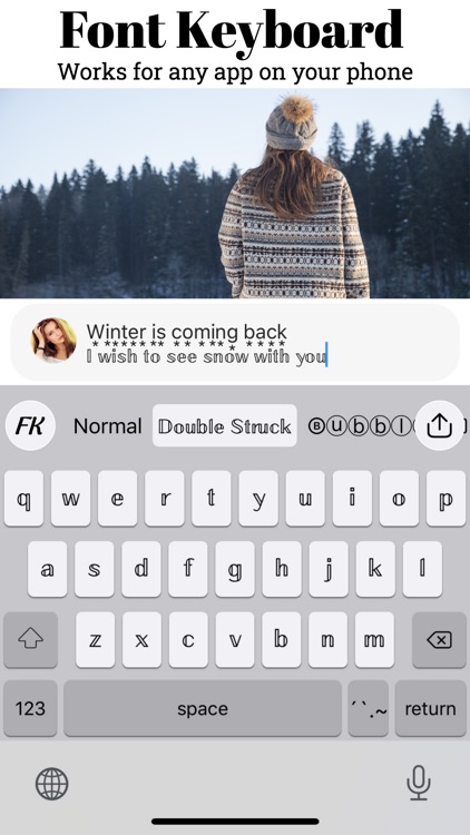 Fonts Keyboard - Cool Fonts screenshot-4