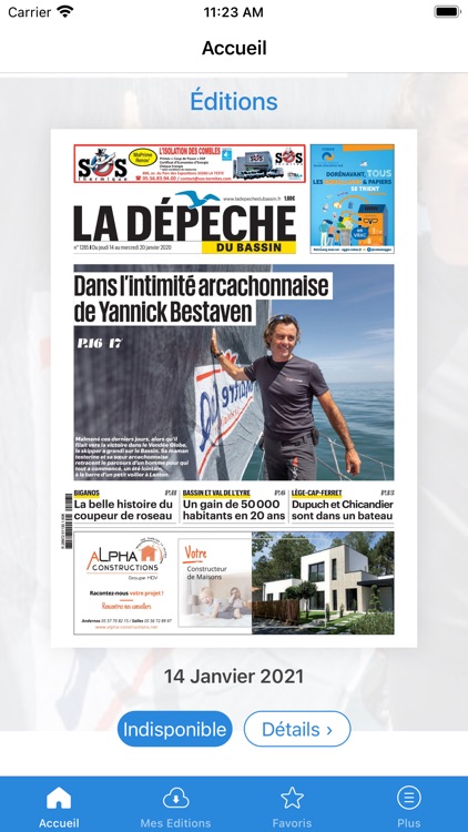 Journal La Dépêche du Bassin