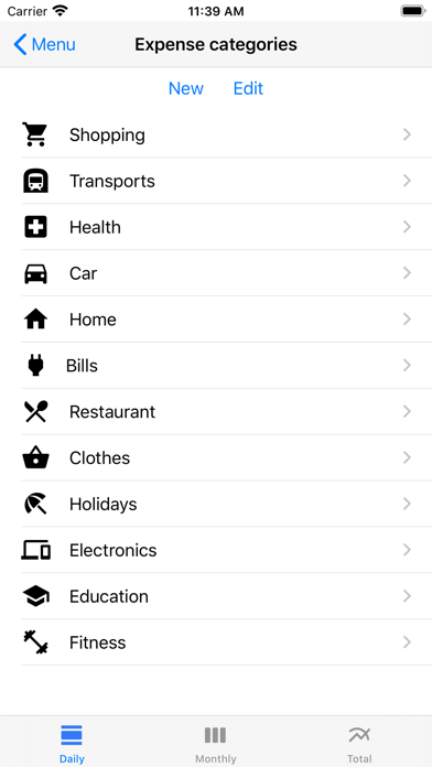 My expense monitor screenshot 3