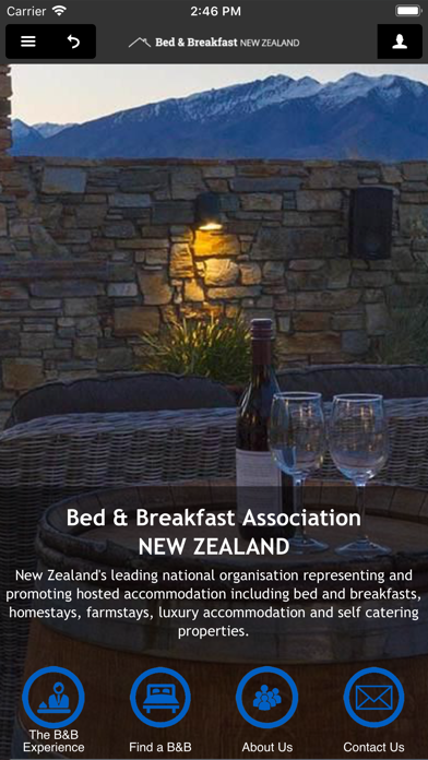 How to cancel & delete Bed & Breakfast Association NZ from iphone & ipad 1