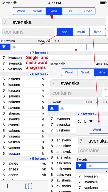 Svenska  Words Finder PRO screenshot-4