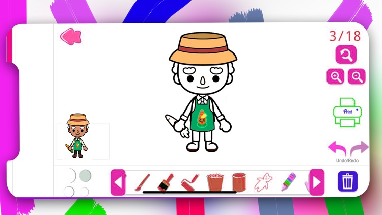 Toca Life Coloring Book