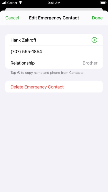 Medical ID Record screenshot-6