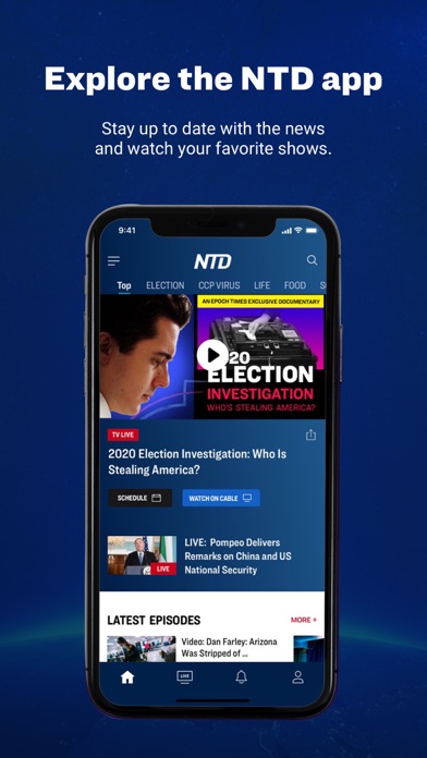 NTD: Live TV & Breaking News screenshot 1