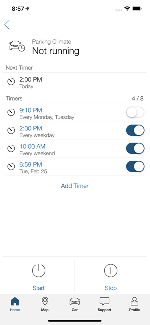volvo on call apple watch