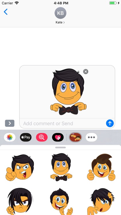 Boy and Girl Stickers Pack screenshot-3