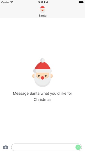 Dear Santa. Message Santa