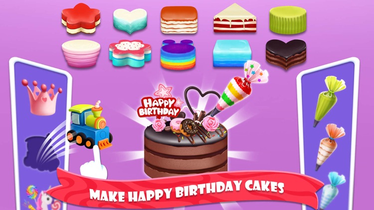 Cake maker & decorating games screenshot-3