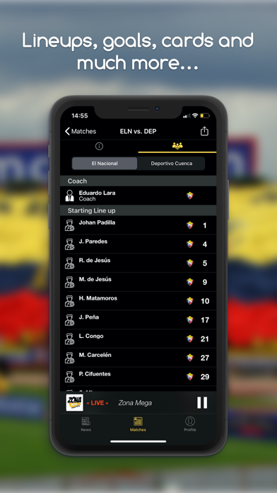 futbol Ecuador app screenshot 3