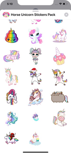 Horse Unicorn Stickers Pack(圖2)-速報App