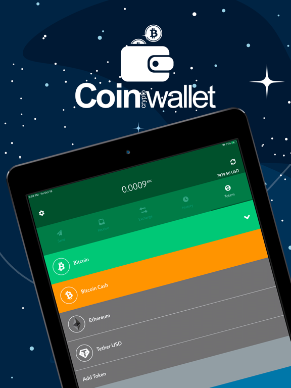 CoinSpace Bitcoin Wallet screenshot