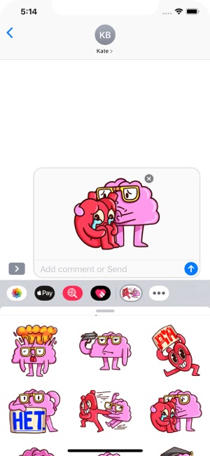 Brain Stickers Pack(圖7)-速報App