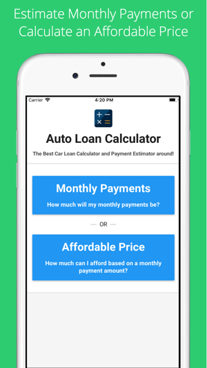 Estimate My Car Payment >> Car Loan Calculator Estimate On The App Store Estimate My Car Payment >> Car Loan Calculator Estimate On The App Store
