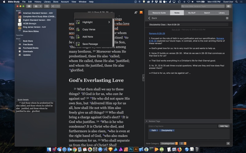 Free Bible Study Software For Mac