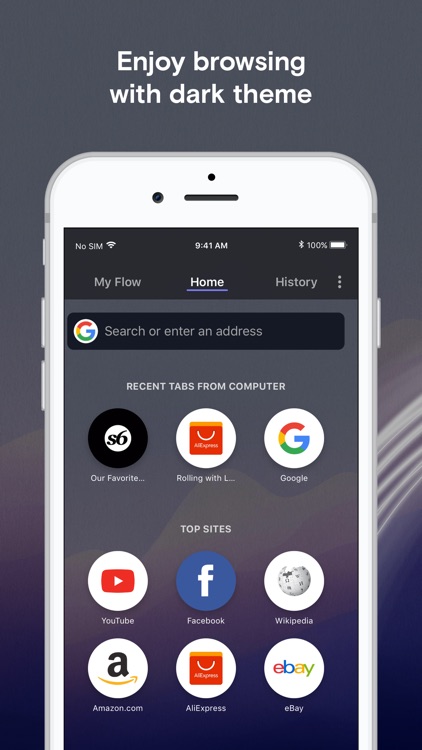 Opera Touch web browser screenshot-8