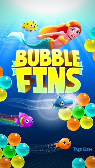 How to cancel & delete Bubble Fins - Bubble Shooter from iphone & ipad 1