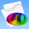 Graphing Calculator lets you visualize algebra and calculus interactively and experience 3D graphs in augmented reality on devices which support AR