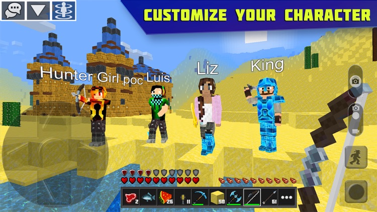 Planet of Cubes Survival Craft screenshot-7