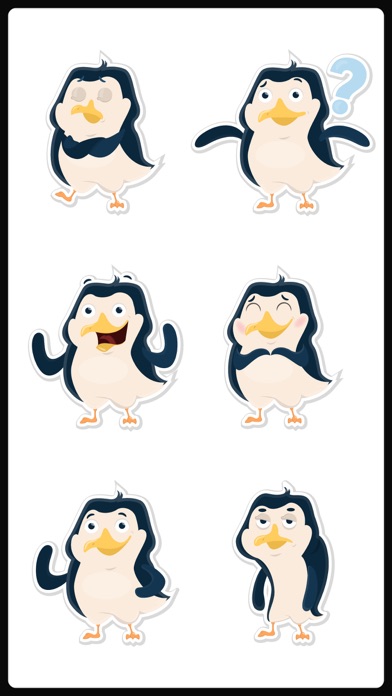 Funny Penguin Emojis Stickers screenshot 3