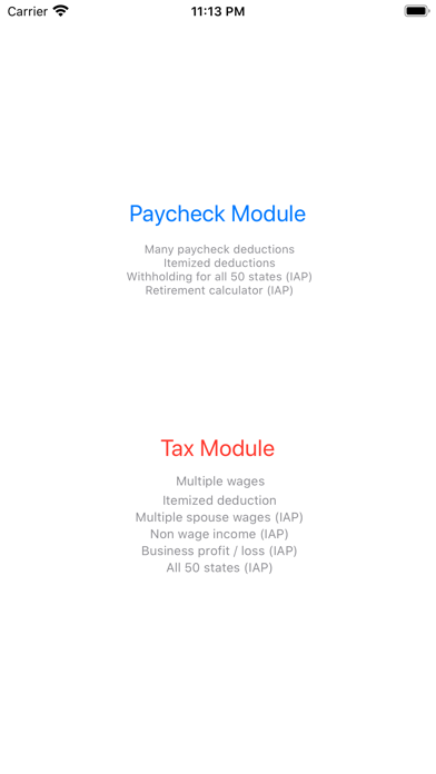 How to cancel & delete US Paycheck Calculator from iphone & ipad 1