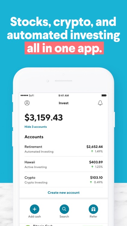 SoFi: Invest and Track Money screenshot-4