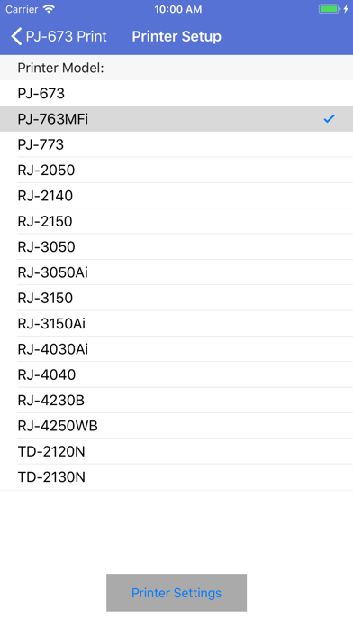 How to cancel & delete PJ-673 Print from iphone & ipad 2