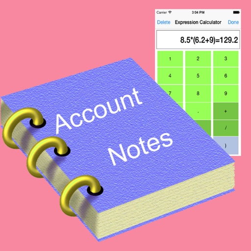 Account Notes iOS App